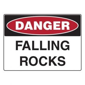 Falling Rocks | Safety Signs Direct