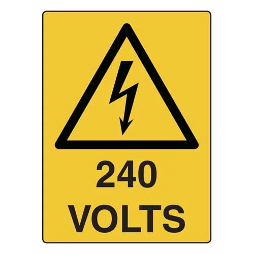 safety hazard signs