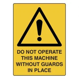 safety hazard signs