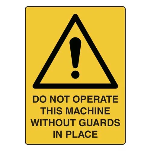 safety hazard signs