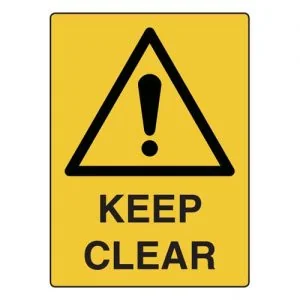 safety hazard signs