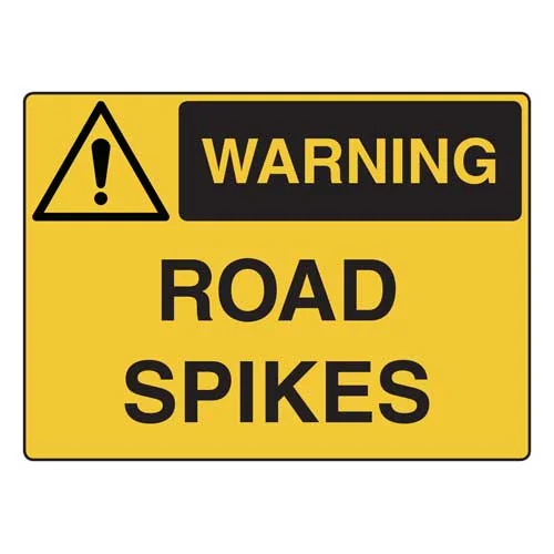 safety hazard signs