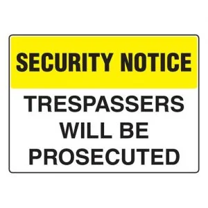 safety hazard signs