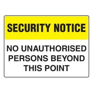 safety hazard signs