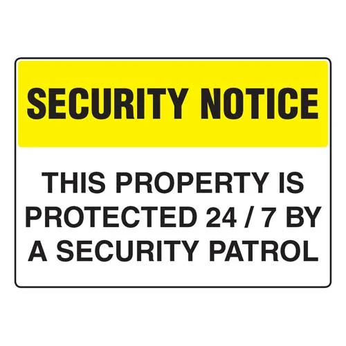 safety hazard signs