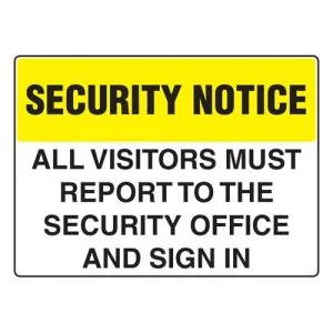 safety hazard signs