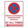 No Entry Board Signs