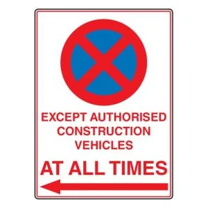 No Entry Board Signs