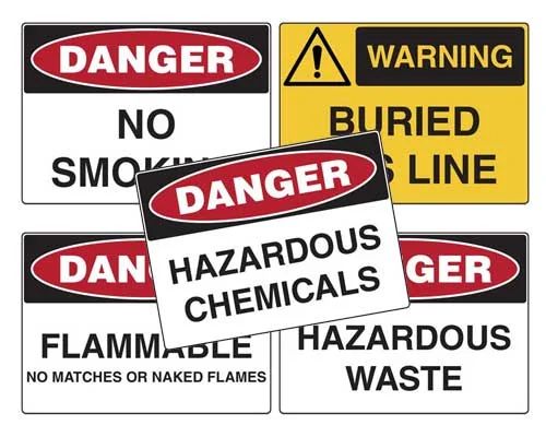 Safety Hazard Signs