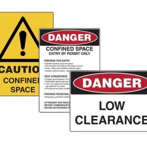Confined Space Signs