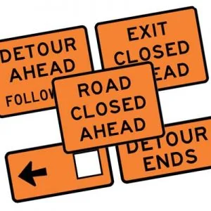 Detour Signs