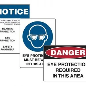 Eye Safety Signs