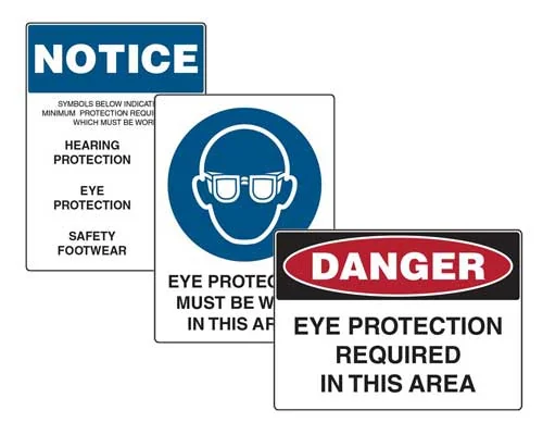 safety hazard signs