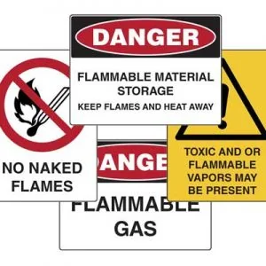 Flammable Signs