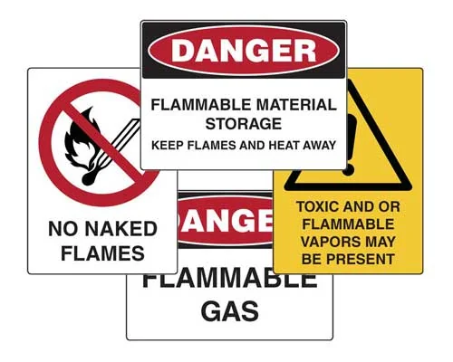 safety hazard signs