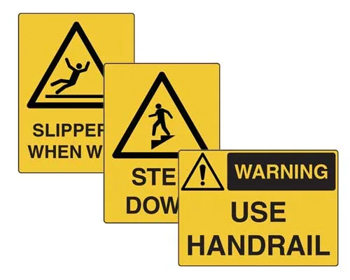 safety hazard signs
