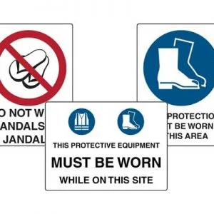 Foot Protections Signs