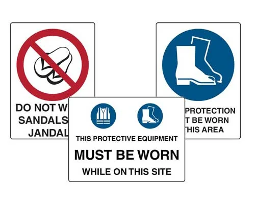 safety hazard signs