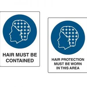 Hair Protection Signs