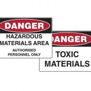 Hazardous Material Signs