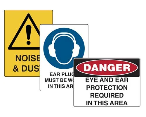 safety hazard signs