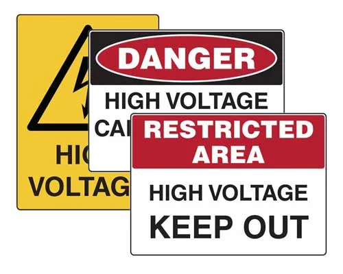 High Voltage Signs