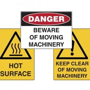 Machine Safety Signs