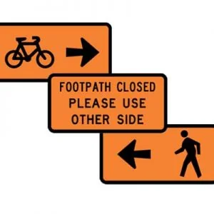 Pedestrian Cylist Signs