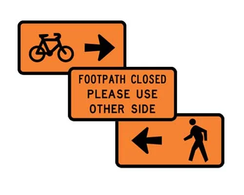 road construction signs