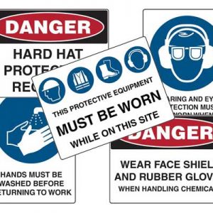 Personal Protection Signs