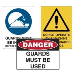 Safety Guard Signs
