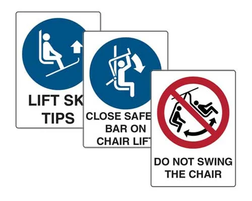 safety hazard signs