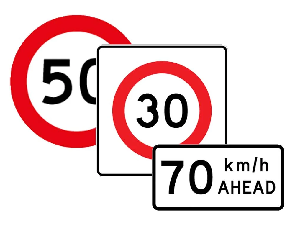 road construction signs