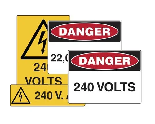Safety Hazard Signs