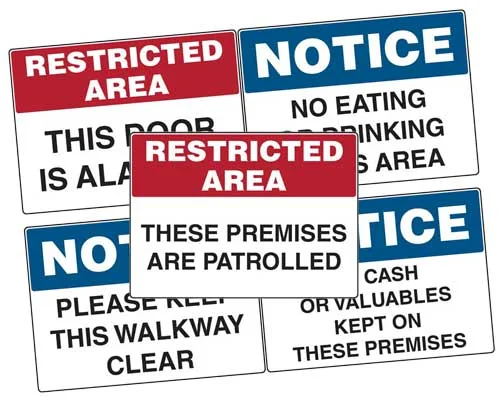 road construction signs